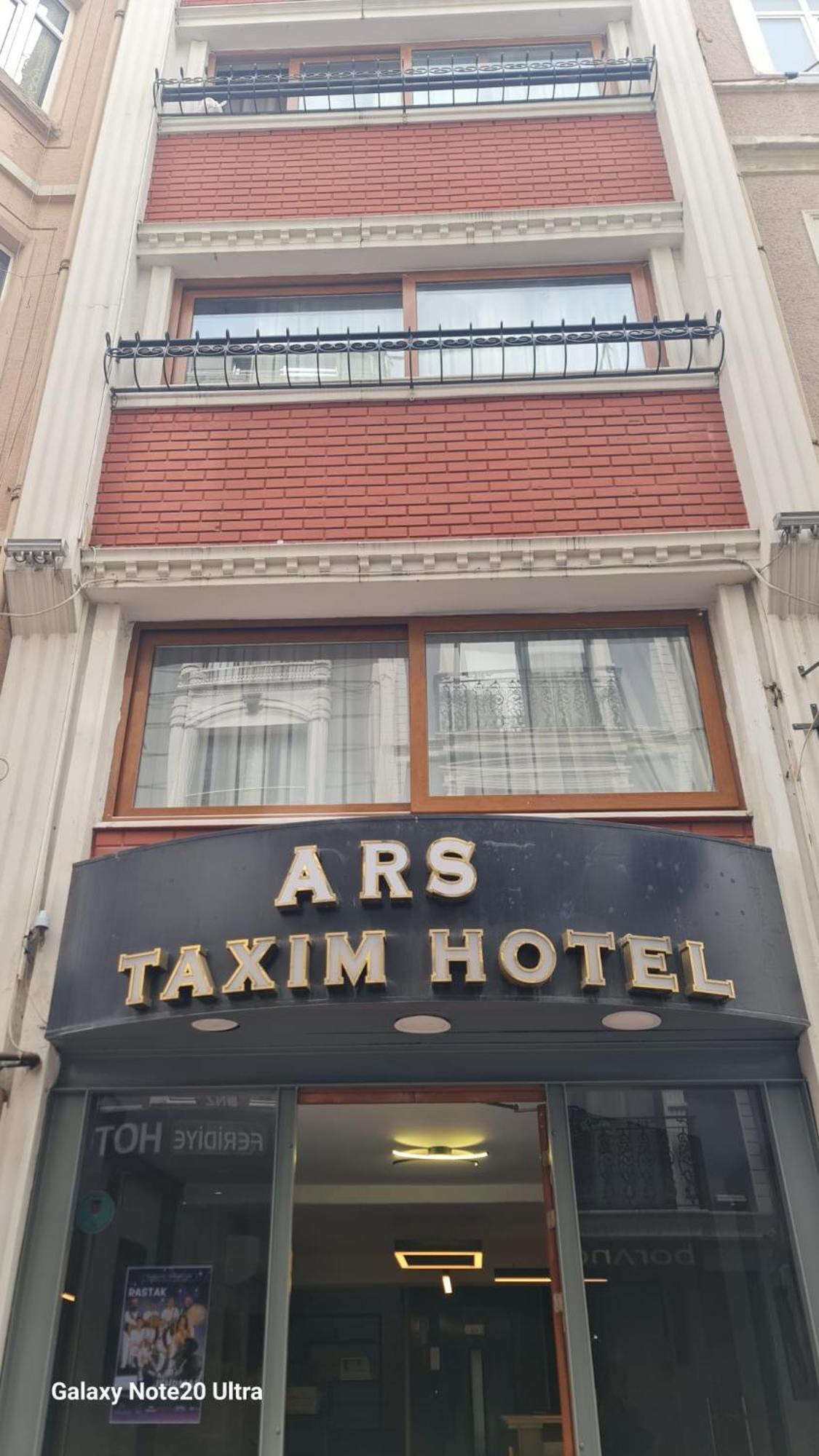 Ars Taxim Hotel İstanbul Dış mekan fotoğraf
